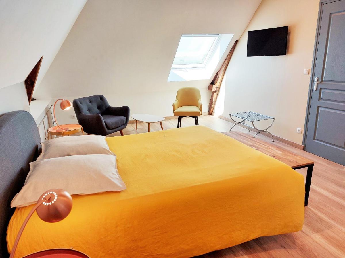 Les Jacquemarts Normands Maison D'Hotes - Guesthouse Belmesnil Rom bilde